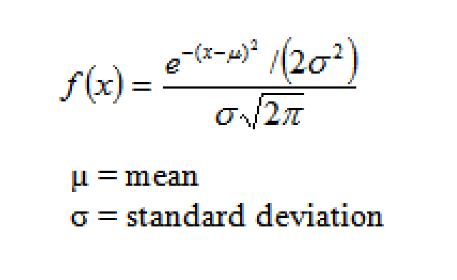 standard deviation formula. and standard deviation to